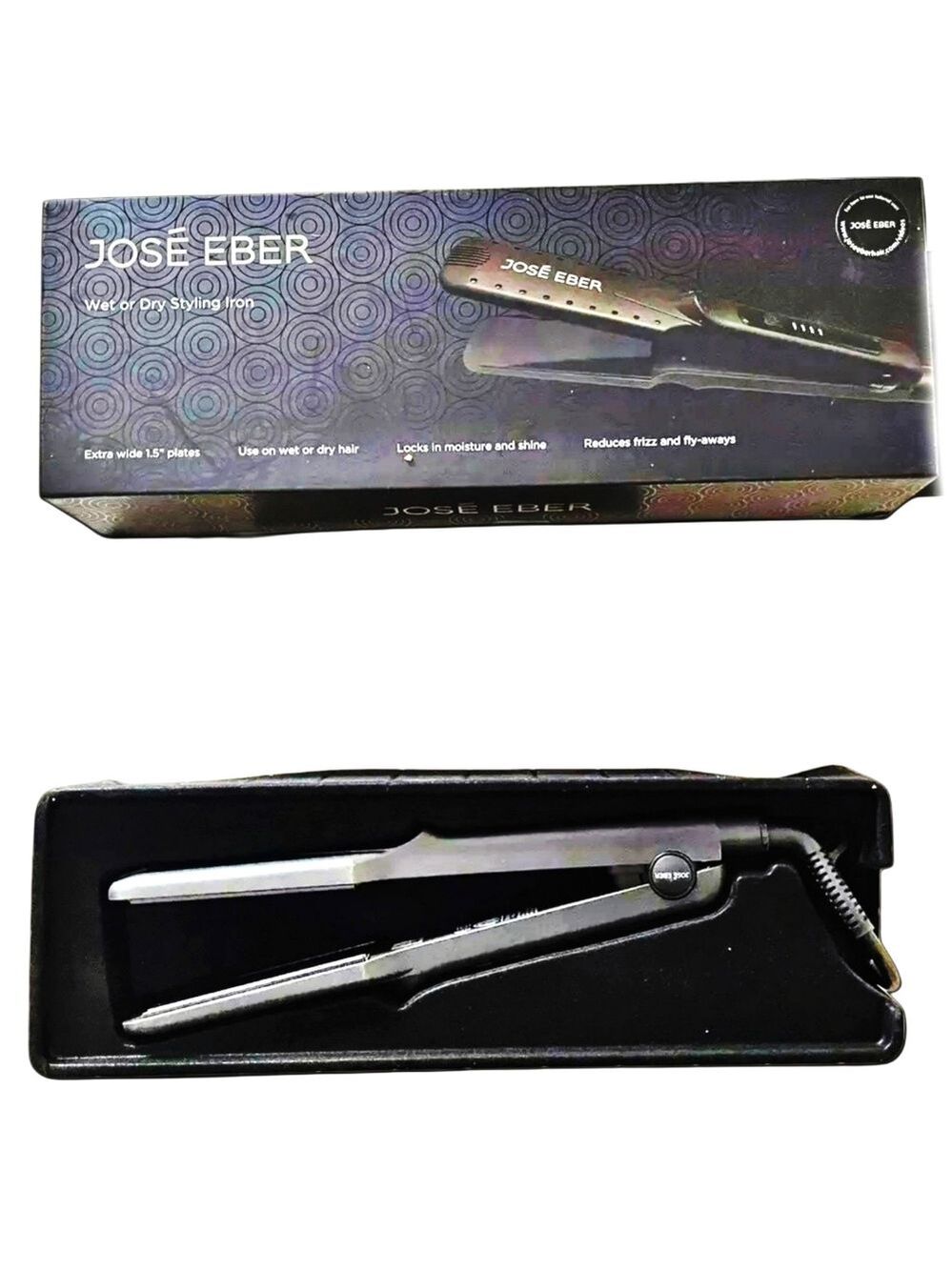 JOSÉ EBER 1.25" WET OR DRY HYBRID HAIR FLAT IRON